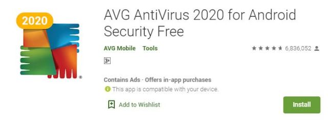 AVG AntiVirus 2020 for Android Security Free