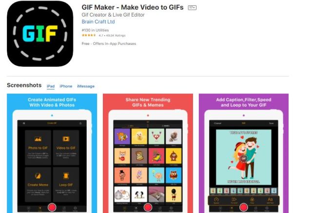 GIF Maker - Make Video to GIFs