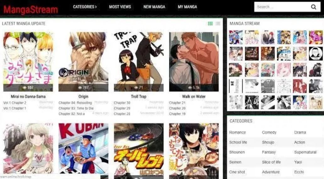 Alternative MangaStream sites like Manga Stream