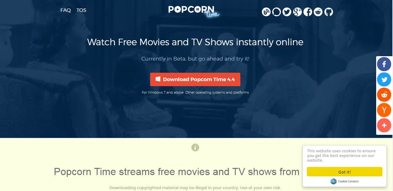 Popcorn Time Alternative and Best sites like PopcornTime