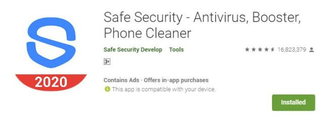 Safe Security - Antivirus, Booster, Phone Cleaner