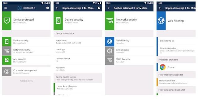 Sophos Intercept X for Mobile