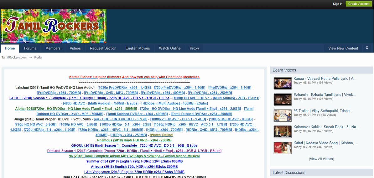 TamilRockers Watch Movies Online Proxy to Unblock TamilRockers