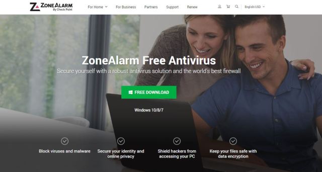 ZoneAlarm Free Antivirus