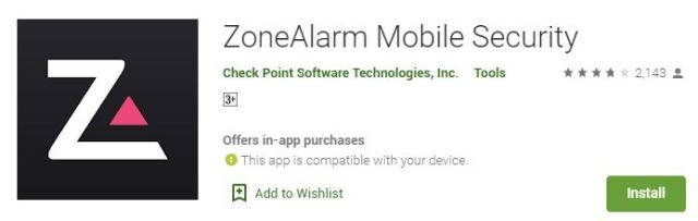 ZoneAlarm Mobile Security