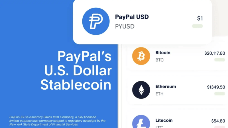 PayPal launches dollar-backed cryptocurrency